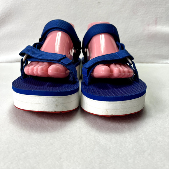 Teva Shoes - Teva Universal Platform Sandals Women 10 Blue Walking Trail Adjustable Straps